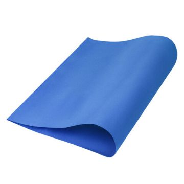 Цветная пористая резина (фоамиран) 50х70см 1мм синяя ОСТРОВ СОКРОВИЩ 1/5