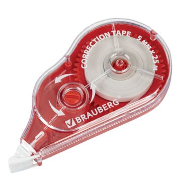 Корректирующая лента 5мм х 25м BRAUBERG MAXI PLUS 1/24 (Клиент)