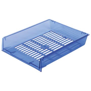 Лоток горизонтальный для бумаг 340х270х70мм (3шт) тонир синий Office Brauberg 1/1 (Клиент)