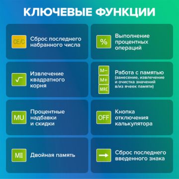 Калькулятор настольный BRAUBERG EXTRA-12-DG (206x155мм) 12разр зеленый 1/20/40 (Клиент)