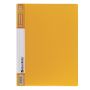 Папка  40 вклад. BRAUBERG Contract, желтая, вкладыши - антиблик, 0,7мм, бизнес-класс 1/30
