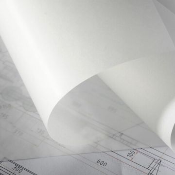 Калька под тушь 625мм х20м 40г/м2 рулон STAFF 1/25 (Клиент)