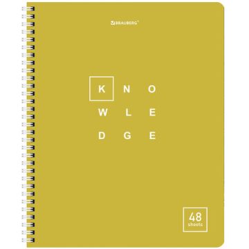 Тетрадь 48л А5 клетка гребень Brauberg Knowledge 1/4/96 (Клиент)