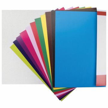 Цветной картон А4 12л 12цв 200х290мм в папке мелованный Килиманджаро BRAUBERG 1/38