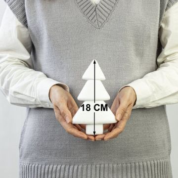 Пенопластовые заготовки для творчества ЁЛОЧКИ, 1шт., 180мм, ОСТРОВ СОКРОВИЩ (вывод)