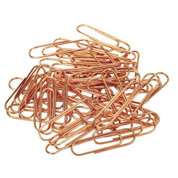 Скрепки 28мм 100шт омедненные BRAUBERG 1/10/300 (клиент)