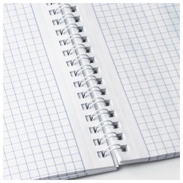 Блокнот 60л А5 гребень картон клетка BRAUBERG Pastel 1/4/80