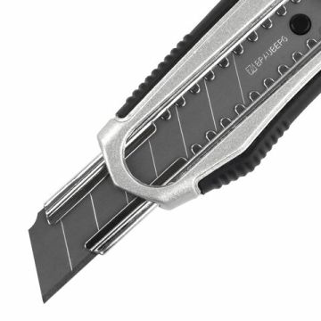 Нож канцелярский 18мм мощный автофиксатор BRAUBERG Heavy duty 1/12 (Клиент)