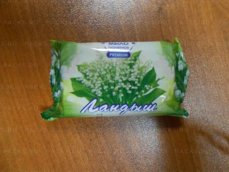 Мыло туалетное 75 гр в обертке Ландыш 1/60