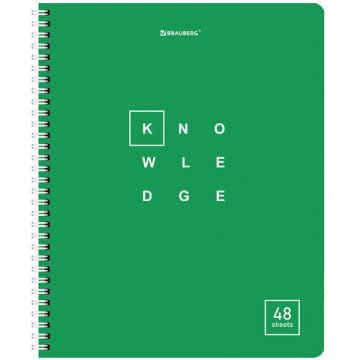 Тетрадь 48л А5 клетка гребень Brauberg Knowledge 1/4/96 (Клиент)
