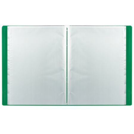 Папка 100 вклад STAFF зеленая  0,7мм 1/20 (клиент)