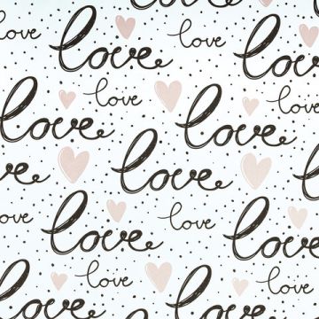 Бумага подарочная 70х100см Золотая Сказка Love story,ассор. 5 дизайнов, мелов.70г/м2 1/50