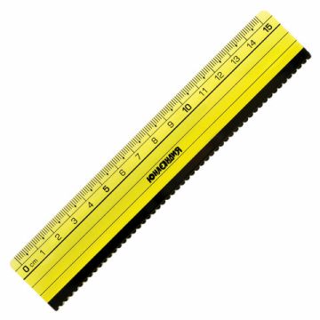 Линейка 15см пластиковая ассорти ЮНЛАНДИЯ Неончики 1/96