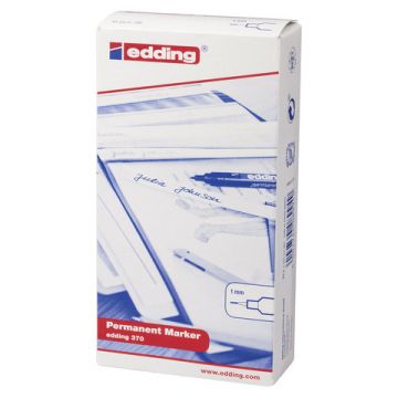 Маркер перманентный черный 1мм круглый наконечник EDDING 1/10/500 (Клиент)