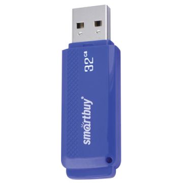 Флэш-диск 32 GB SMARTBUY Dock USB 2.0 синий SB32GBDK-B1/180 (Клиент)