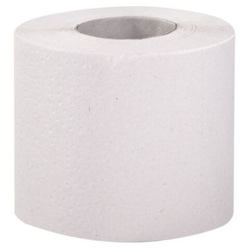 Туалетная бумага быт белая 51м 1-слойная Мягкий Рулончик 1/48 (Клиент)