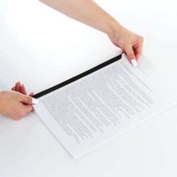 Скрепкошины для быстрого переплета BRAUBERG КОМПЛЕКТ 10шт  ширина 10мм (до 50л) черные 1/1