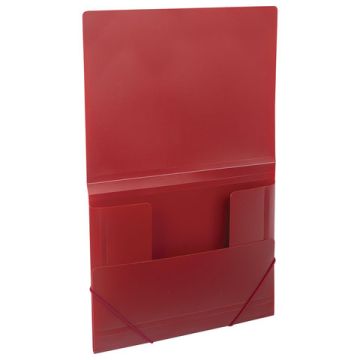 Папка на резинках до 300листов красная 0,5мм Стандарт BRAUBERG 1/10 (Клиент)
