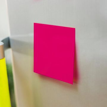 Блок самоклеящийся (стикеры) 76х76мм 400л 7цв Неоновый Юнландия 1/6/96 (Клиент)