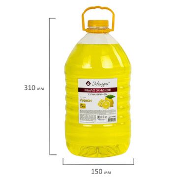 Мыло жидкое 5л ПЭТ Мелодия Лимон с глицерином 1/3 (Клиент)