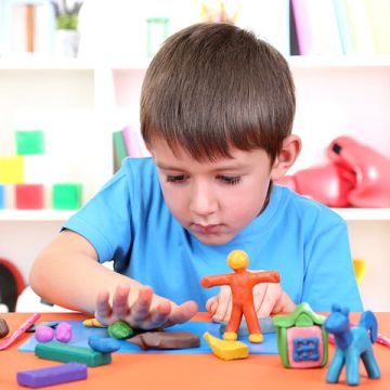 Пластилин 06цв 90г со стеком Веселая такса ПИФАГОР 1/56