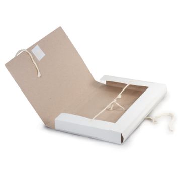 Папка для бумаг на завязках картонная, 40 мм, плотность 380 г/м2, 4 завязки, до 350л 1/100 (вывод)