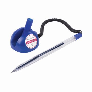 Ручка шариковая настольная синяя 0,5мм Brauberg Counter Pen 1/24 (Клиент)