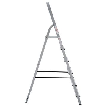 Стремянка 6 ступеней сталь/алюминий до 150кг НОВАЯ ВЫСОТА 1/1 (Клиент)