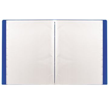 Папка 80 вкладышей STAFF эконом, синяя, 0,7 мм 1/4/24 (клиент)