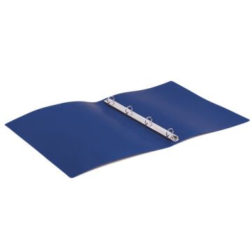 Папка на 4 кольцах 25мм синяя до 170 листов 0,5мм STAFF 1/7/14