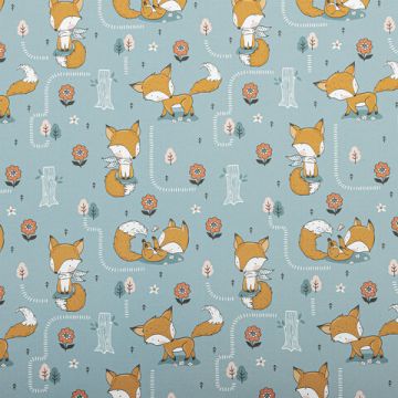 Бумага упаковочная 70х100см ЗОЛОТАЯ СКАЗКА Funny Animals ассорти 1/50