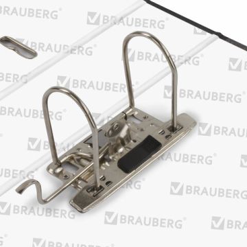 Папка-регистратор А4 80мм BRAUBERG с мраморным покрытием, усиленный корешок 1/16