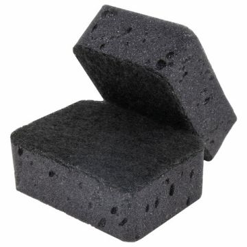 Губка для посуды (10шт) 95х70х35мм черная BIG BLACK ЛАЙМА 1/32 (Клиент)