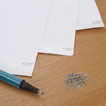 Скрепки 22мм 100шт металлические эконом STAFF 1/33/198