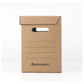 Короб архивный с крышкой А4 (235х325мм) 235мм до 3200л BRAUBERG 1/1 (клиент)