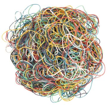 Резинка банк 1000гр 60мм цв натуральный каучук ОФИСМАГ 1/20 (Клиент)